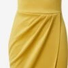 Wal G Robes De Cocktail Robe De Cocktail TAMMY Femme Jaune -Wal G 823ac213bd7d6f4a28220a2c09e201c3