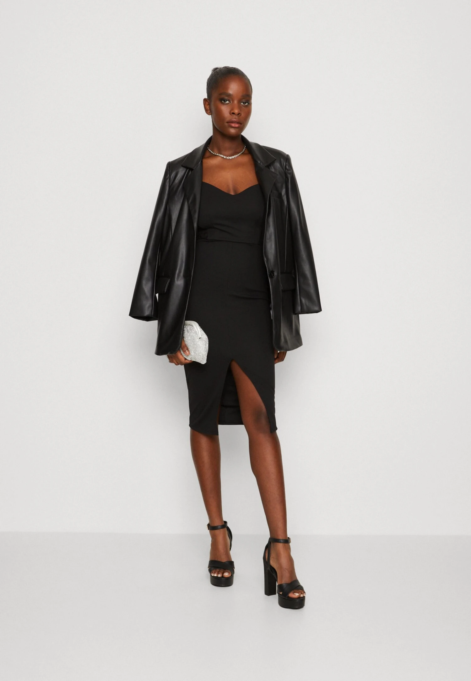 Wal G Tiza Midi - Robe En Jersey - Black 4 Wal G Tiza Midi - Robe En Jersey - Black – Image 2