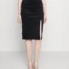 Wal G Valentines Heart Midi Skirt - Jupe Crayon - Black -Wal G 837da04254bb4b8382c49ee59c185e28
