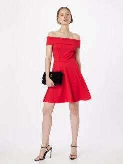 Wal G Robes De Cocktail Robe De Cocktail GEORGE Femme Rouge -Wal G 843d88c8b8573954813f69af15f16c07