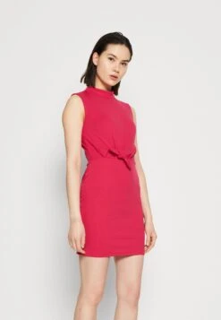 Wal G Mikey Knot Mini - Robe En Jersey - Fuchsia