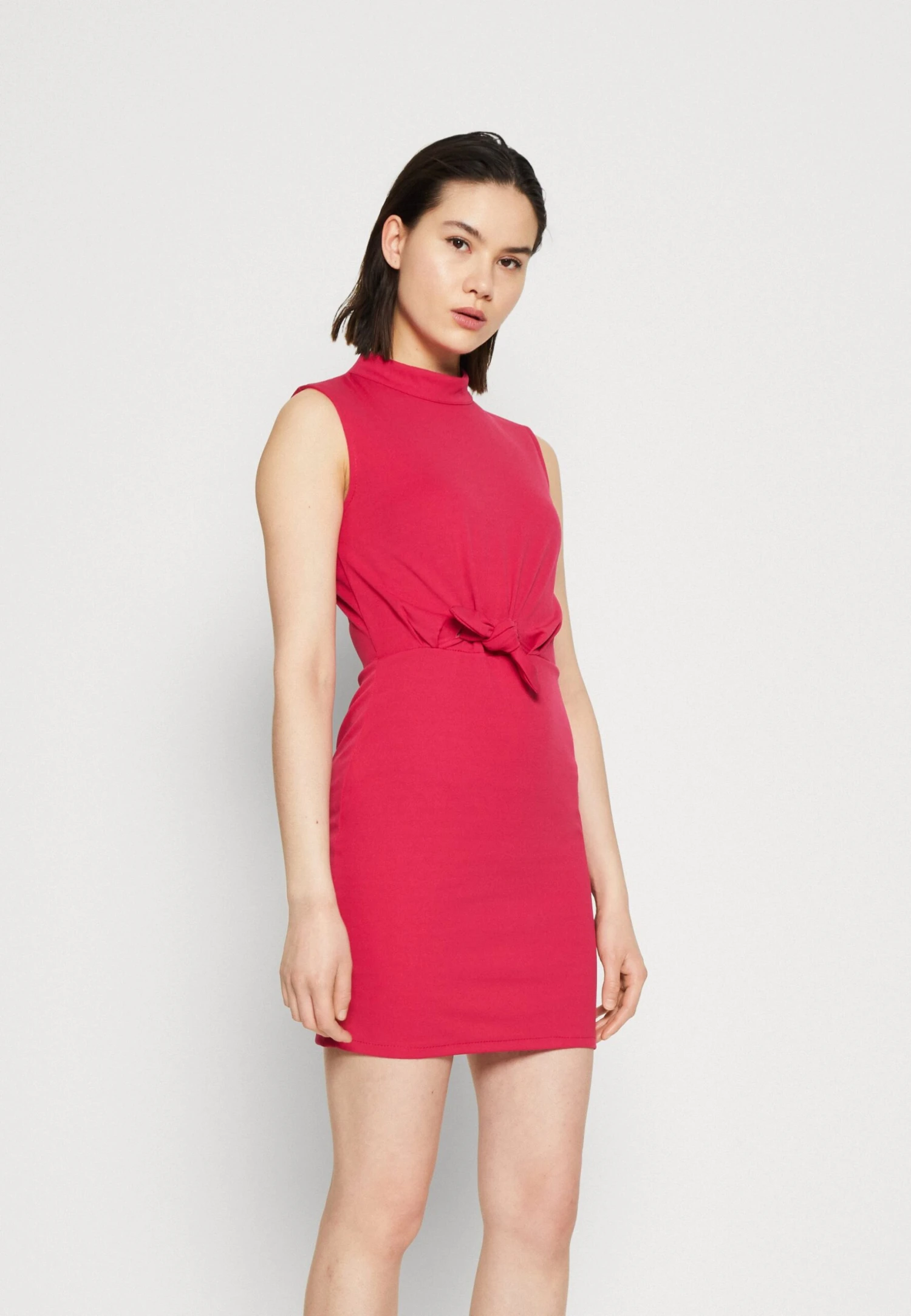 Wal G Mikey Knot Mini - Robe En Jersey - Fuchsia 3 Wal G Mikey Knot Mini - Robe En Jersey - Fuchsia