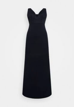 Wal G Taylor V Neck Dress - Robe De Cocktail - Navy Blue -Wal G 861e342bea8f4abaa5d8f0a0a1b6d5ed