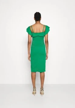 Zimmi Off Shoulder Midi Dress - Robe En Jersey - Leaf Green -Wal G 8692919350f44a1ebc39de1450eaceb8