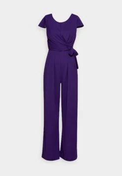 Wal G Bebe Wrap Jumpsuit - Combinaison - Purple
