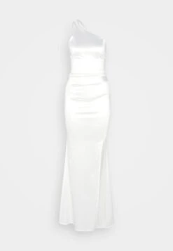 Wal G Chantal One Shoulder Maxi - Robe De Cocktail - White -Wal G 87a0dee64fa04dad884cffffacbd5ec1