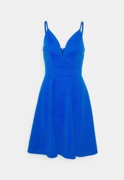 Wal G Vincent Skater Dress - Robe En Jersey - Electric Blue -Wal G 87b025be3ff44a318abd943bf1c09e6e