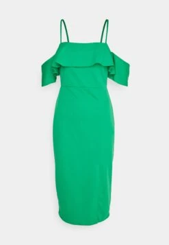 Zimmi Off Shoulder Midi Dress - Robe En Jersey - Leaf Green -Wal G 87b08ce749fa4a87869c9dda001fb896