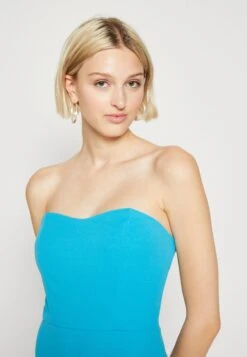 Wal G Chrissy Ruffle Midi - Robe En Jersey - Mediterranean Blue -Wal G 87c862b3a4f24e2093f49c5d89fe4635