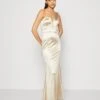 Wal G Evalina One Sleeve Maxi - Robe De Cocktail - Champagne -Wal G 87cf0a397b6f4466959f0b6eb08c346f