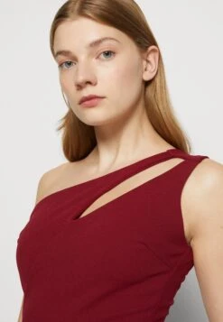 Wal G Ella Cut Out Midi Dress - Robe De Soirée - Wine -Wal G 891de753f88741d9b468e05ed8fc5c9e