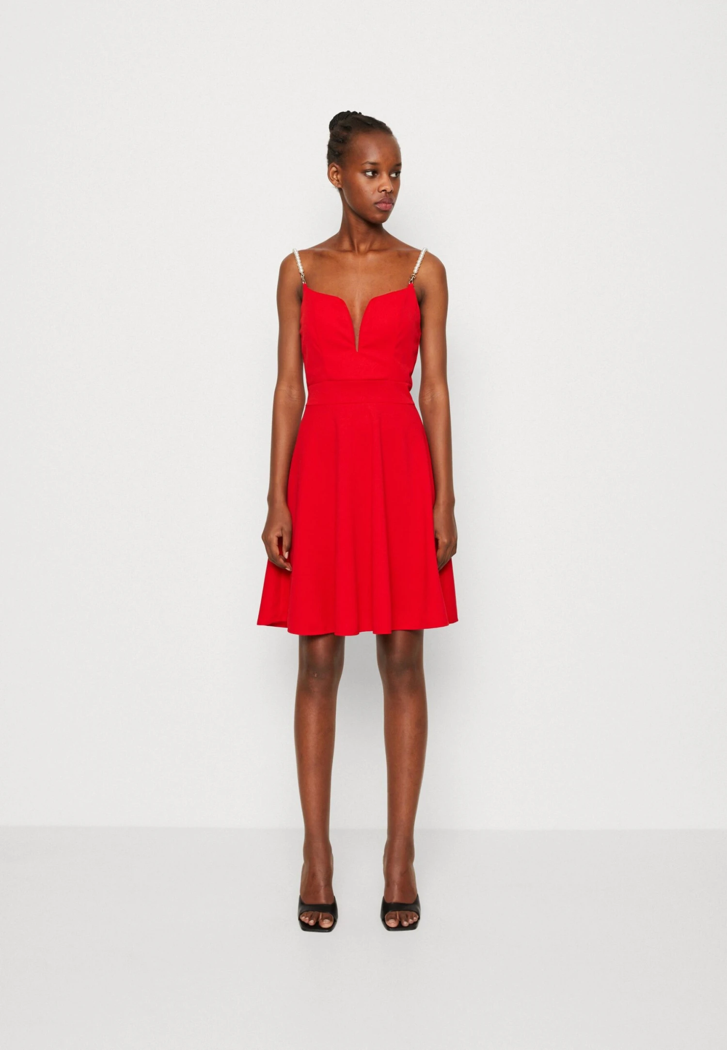 Wal G Valentines Valentina Skater - Robe En Jersey - Red 3 Wal G Valentines Valentina Skater - Robe En Jersey - Red