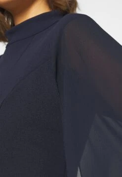 Wal G Cape Sleeve Dress - Robe De Soirée - Navy Blue -Wal G 8c54e48d5e7d4f8d9d98a945baaf3a9a