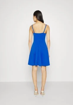 Wal G Vincent Skater Dress - Robe En Jersey - Electric Blue -Wal G 8c76869de29c4e84bca88b728c844681