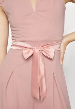 Teo V Neck Wide Leg Bow - Combinaison - Blush Pink 13 Teo V Neck Wide Leg Bow - Combinaison - Blush Pink -Wal G 8d8e3d49a11148fab3a1c6199df65032