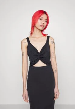 Wal G Wrap Cut Out Dress - Robe De Soirée - Black -Wal G 8e24988ea600403caaf51c5887e88530