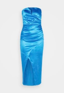 Wal G Party Ben V Neck Midi - Robe De Soirée - Ocean Blue -Wal G 8e61e51aae5f45e3b46f4c3cb82260a4