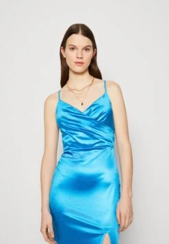 Wal G Party Leaya Midi - Robe De Soirée - Ocean Blue -Wal G 9392dfd0f34f43669f03bb79ab461887