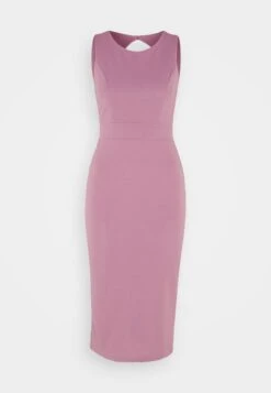 Wal G Petra Ruffle Midi - Robe En Jersey - Mauve Pink -Wal G 94d47e63f65141b8b4d240f807bd4b8e