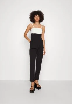 Wal G Janya Contrast Jumpsuit - Combinaison - Black/White