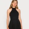 Wal G Cheryl Halter Neck Skater Dress - Robe De Jour - Black 1 Wal G Cheryl Halter Neck Skater Dress - Robe De Jour - Black -Wal G 972e422ddd91478ab5e2d09bb56d541d