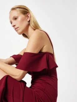 Wal G Mini-robes Robe ZIMMI Femme Lie De Vin -Wal G 9781498e20852041bb0d972f22ff29f3