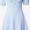 Wal G Robes Dété Robe D’été HALIDAY Femme Bleu Clair -Wal G 97d3fd070773ff1f1949443e9bd89b13