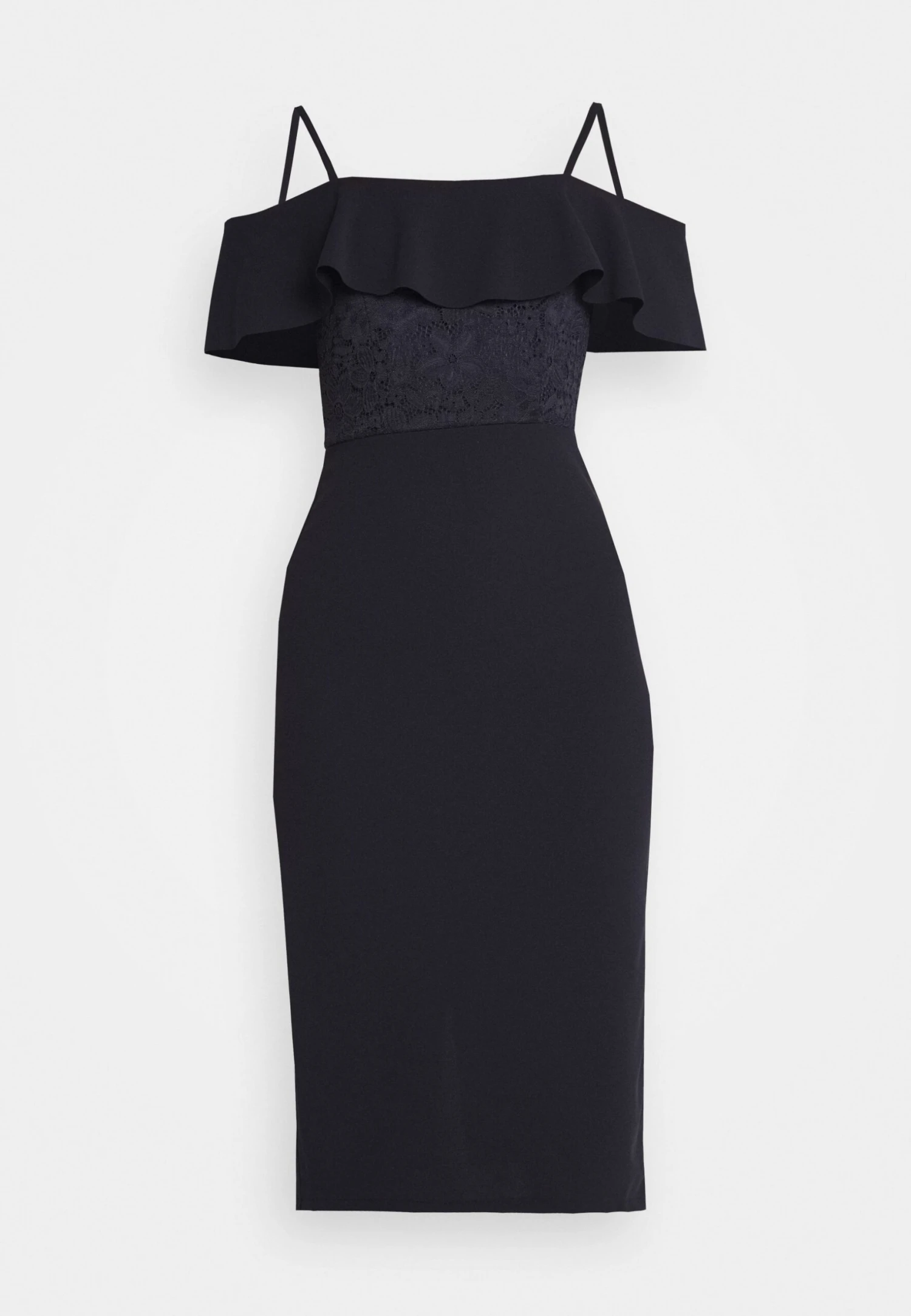 Wal G Emaan Midi Dress - Robe En Jersey - Navy Blue 7 Wal G Emaan Midi Dress - Robe En Jersey - Navy Blue – Image 5