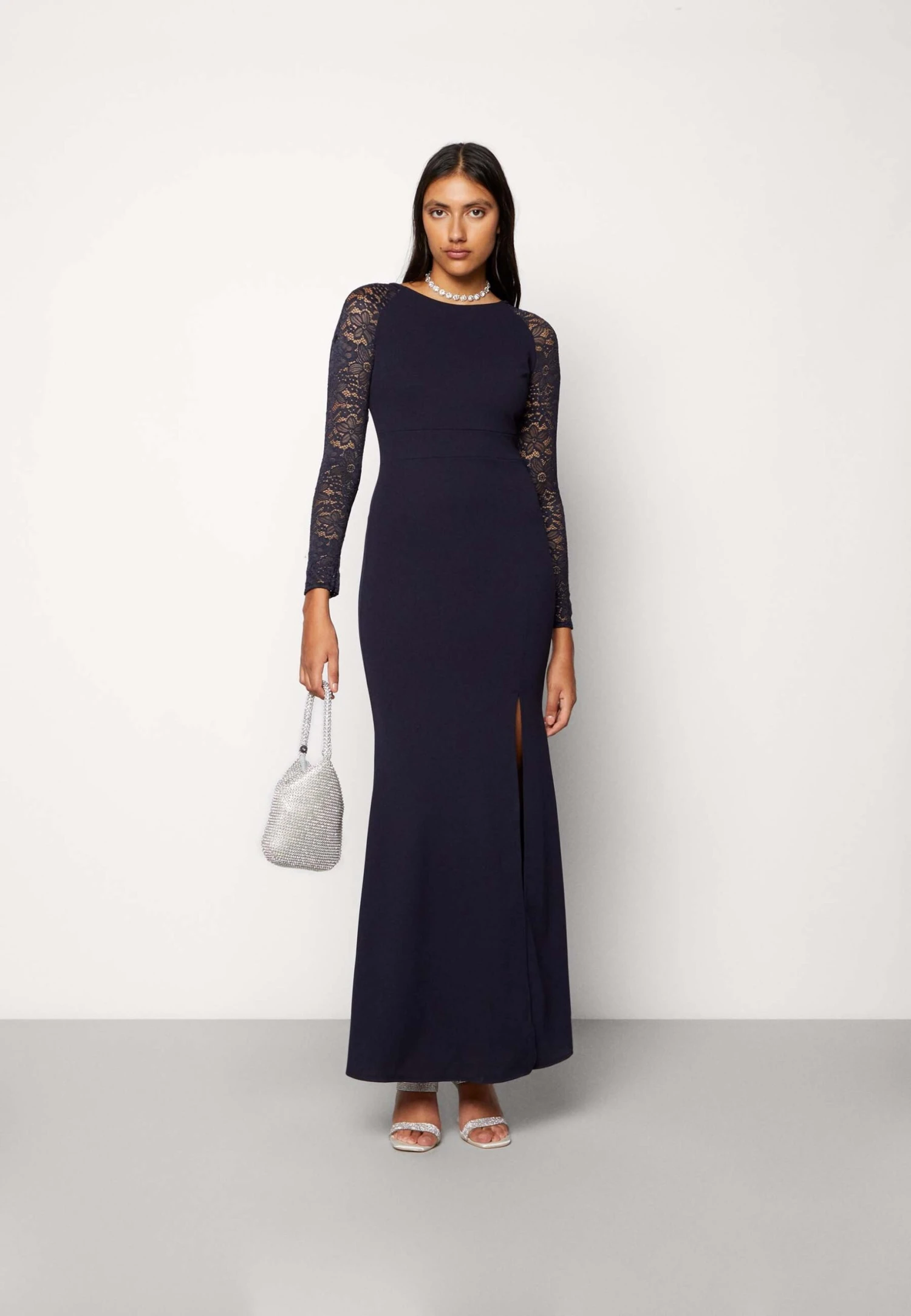 Wal G Sleeve Maxi - Robe De Cocktail - Navy Blue 4 Wal G Sleeve Maxi - Robe De Cocktail - Navy Blue – Image 2