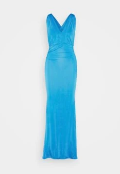 Wal G Angelina Cross Back Maxi - Robe En Jersey - Ocean Blue -Wal G a1b604c58ecb4f60a80a83de79394f64