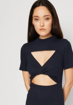 Wal G Willow Cut Out Mini - Robe En Jersey - Navy Blue -Wal G a34a39ba3a474f409ab55dfd49dddfc7