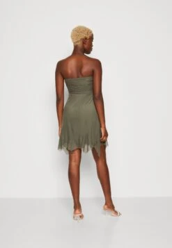 Wal G Dan Mini - Robe De Jour - Khaki Green -Wal G a3a008fd0cb14a8285d00450d81259a8