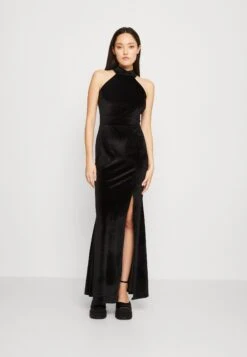 Wal G Sara Halter Maxi - Robe De Cocktail - Black
