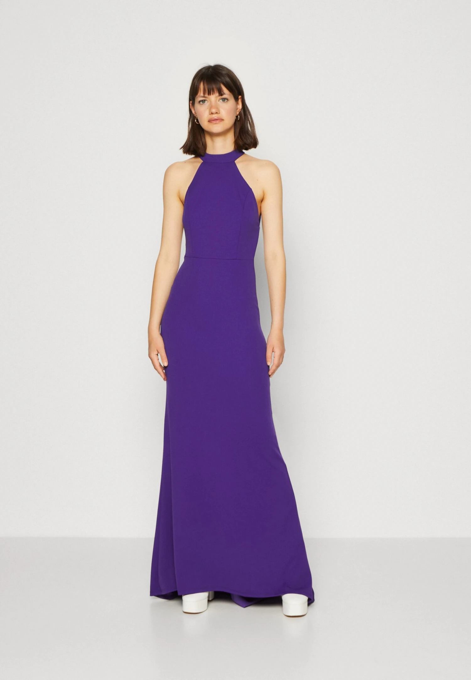 Wal G Infinity Back Cut Out Maxi Dress - Robe De Cocktail - Purple 3 Wal G Infinity Back Cut Out Maxi Dress - Robe De Cocktail - Purple