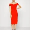 Wal G Zara Midi Dress - Robe De Soirée - Red -Wal G a5837b0b2b6c411591d181ce46741ba2