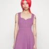 Wal G Missy Heart Skater Dress - Robe De Soirée - Mauve Pink -Wal G a7bb54f63e904bad817f4e12912b2cd3