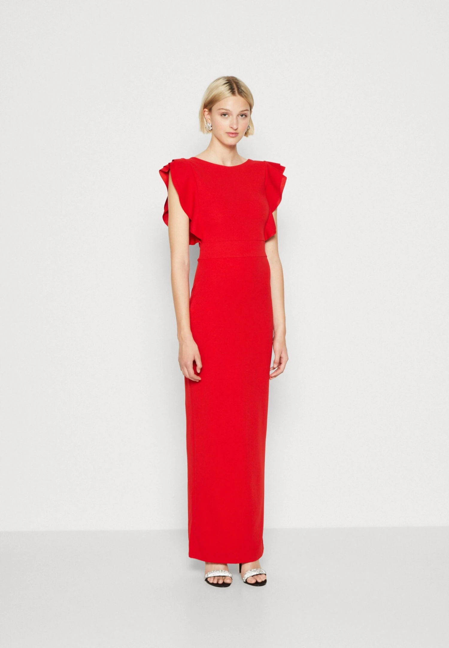Wal G Jai Ruffle Maxi - Robe De Cocktail - Red 3 Wal G Jai Ruffle Maxi - Robe De Cocktail - Red