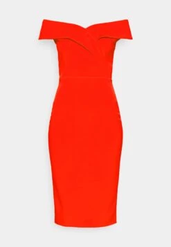 Wal G Zara Midi Dress - Robe De Soirée - Red -Wal G b10df9342c634b8a9469d8f81f466a66
