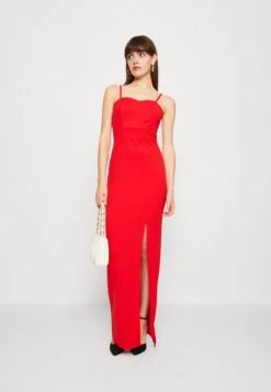 Wal G Jeane Strappy Maxi - Robe En Jersey - Red -Wal G b1f1d18b2ece4e5384ba27f806e0c8ee