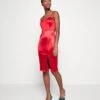 Wal G Ray Strap Midi Dress - Robe De Soirée - Red -Wal G b340f33228794391b77be9d0972cd076