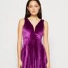 Wal G V Neck Skater - Robe De Soirée - Purple -Wal G b4805f27ad7442c19faa0e5d4ad9d15e