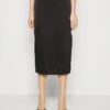 Wal G Party Jana Midi Skirt - Jupe Crayon - Black -Wal G b4e9dd49e61841b3bea7c306b43cfd29