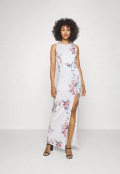 Wal G Wgxzl Wedding - Brigitta Round Neck Maxi Dress - Robe De Cocktail - White