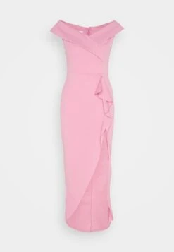 Wal G Ryan Ruffle Midi - Robe De Cocktail - Rose Pink 12 Wal G Ryan Ruffle Midi - Robe De Cocktail - Rose Pink -Wal G b56f97321b2d4ad4968f8ee1a7ba56f4