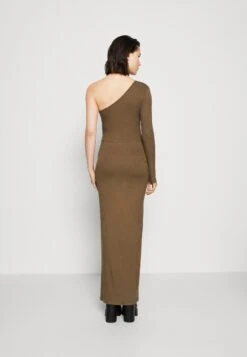 Wal G Party Ash One Shoulder Maxi - Robe En Jersey - Khaki Green -Wal G b5c9a20921cd4602a81a62de982f81d7