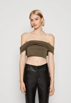 Wal G Brody Crop - T-Shirt Imprimé - Khaki