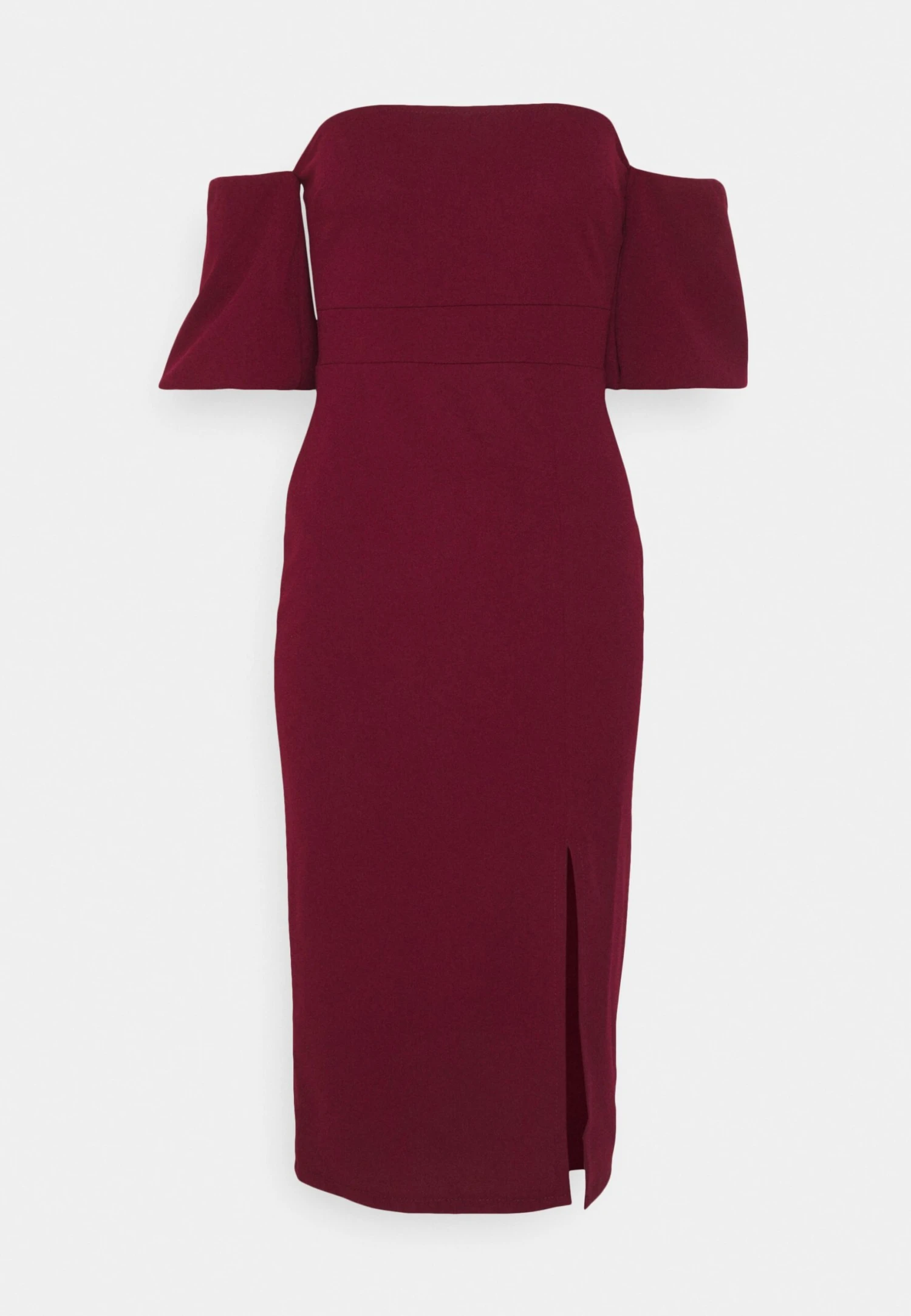 Wal G Cylon Off Shoulder Midi Dress - Robe De Soirée - Berry Wine 7 Wal G Cylon Off Shoulder Midi Dress - Robe De Soirée - Berry Wine – Image 5