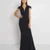 Wal G Sammy Maxi Dress - Robe En Jersey - Navy Blue -Wal G b6e96c5164344493b1b498b386633ce7