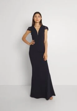 Wal G Sammy Maxi Dress - Robe En Jersey - Navy Blue
