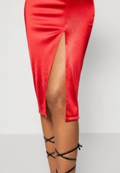 Wal G Gina Ruffle Midi - Robe De Soirée - Red 13 Wal G Gina Ruffle Midi - Robe De Soirée - Red -Wal G b7adacc29de84a74a22cb4ac917d5e2f